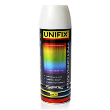Емаль універсальна акрилова RAL9003 білий мат 400мл UNIFIX Арт.951041