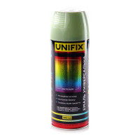 Эмаль универсальная акриловая RAL 6021 Зеленый бледный гл. 400мл UNIFIX Арт.951028