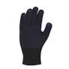Перчатки черные рабочие с синей пвхточкой 10класс Арт.15500