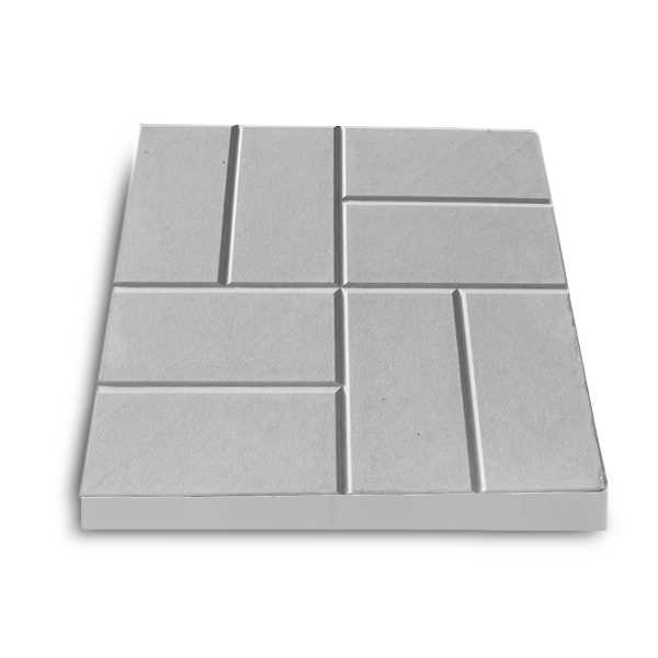Плитка тротуарна КАШТАН  50*50*3,5мм (0,16м2/1шт) сіра Арт.000696