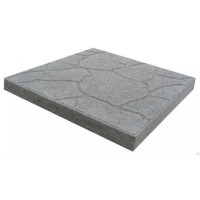 Плитка тротуарна КАШТАН  50*50*3,5мм (0,16м2/1шт) сіра Арт.000696
