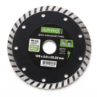 Диск до бетону 125х2,4мм (22-24%) турбо APRO Арт.830031