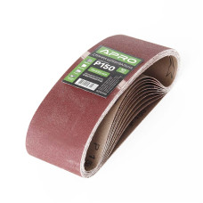 Стрічка шліфувальна нескінченна APRO P150 75×533мм 10шт Арт.828056