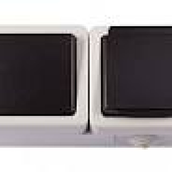 Вимикач накладний 2кл + Розетка з/з Luxel DEBUT 6533 Арт.005767