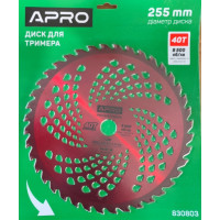 Диск для тримера з твердосплавними напайками 40Т APRO Арт.830803