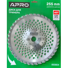 Диск для тримера з твердосплавними напайками 40Т APRO Арт.830804