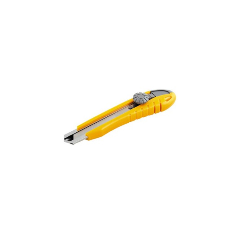 Ніж пластиковий 18мм гвинт замок Арт.17-0102 mastertool.ua