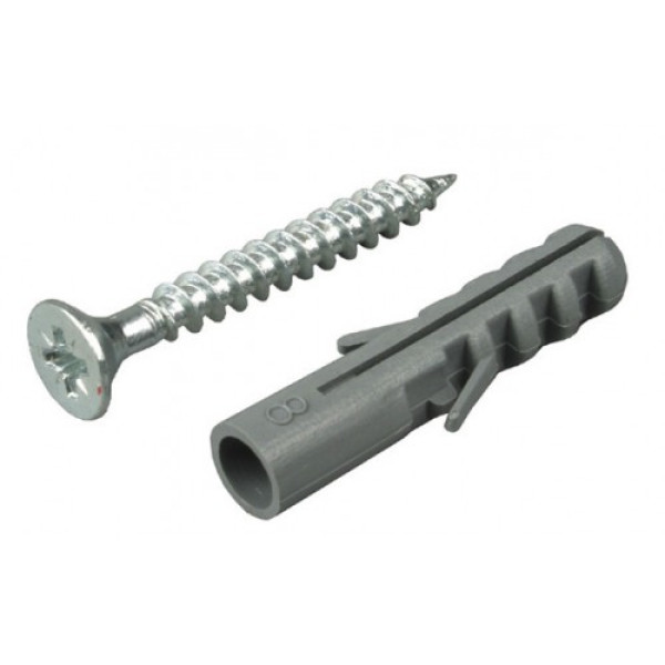 Дюбель блістер 6*60 (потай) з потайним шурупом Арт.00004669