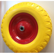 Колесо для тачки 400*8 полиуретановое Арт.550407