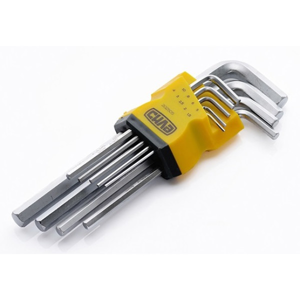 Набір шестигранників середніх 9шт.СИЛА Арт.202505