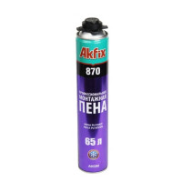 Піна проф 870 MEGA 65л (-6°) 850мл / 1000гр (зимова) Akfix Арт.64006
