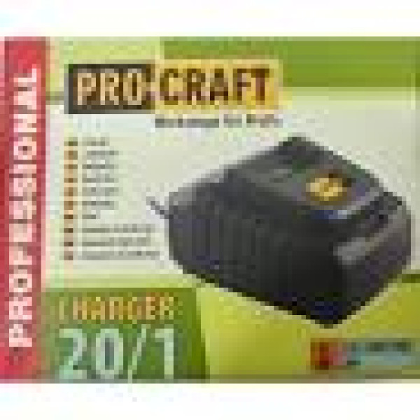 Зарядний пристрій PRO CRAFT 20/1 Арт.I030201