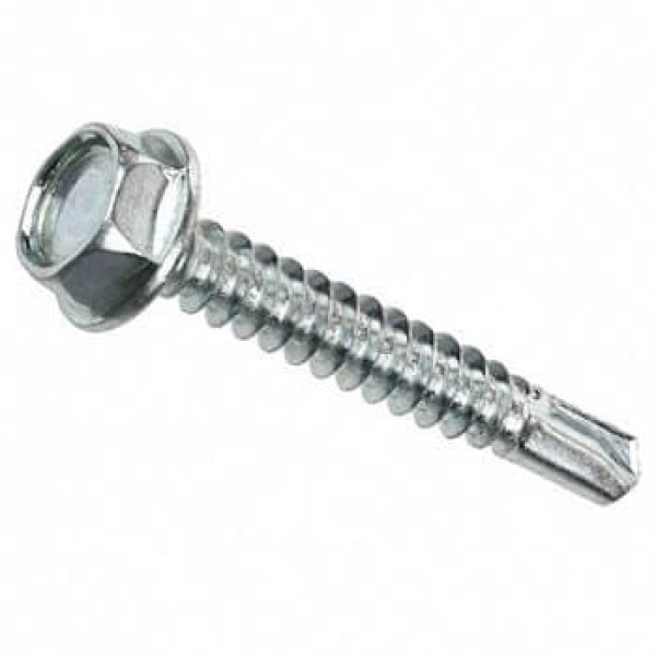 Саморіз блістер 5,5х50 20шт по металу шестигран.голов.і свердлом Арт.0109104011