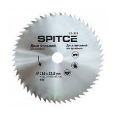 Диск пильный по дереву Ø125/22, 2 56T, без напайки Spitce Арт.22-909