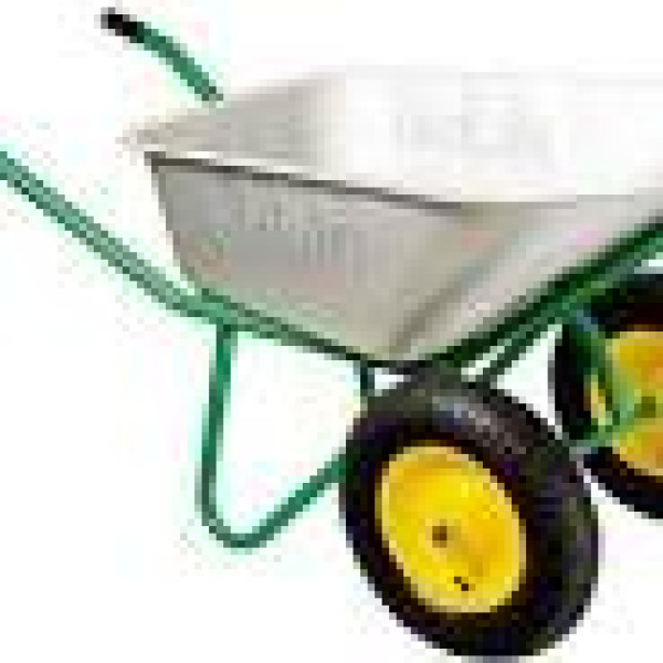 Тачка 2-х колесная 100л-320кг строительная грузоподъемность Арт.550420