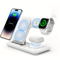 4-в-1 бездротова зарядна станція USB Type-C Арт.01120