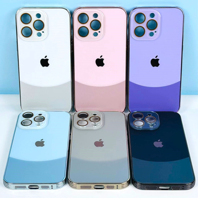 Чехол накладка Crystal Lenses two-piece Matte Case iPhone 16 Арт.49938