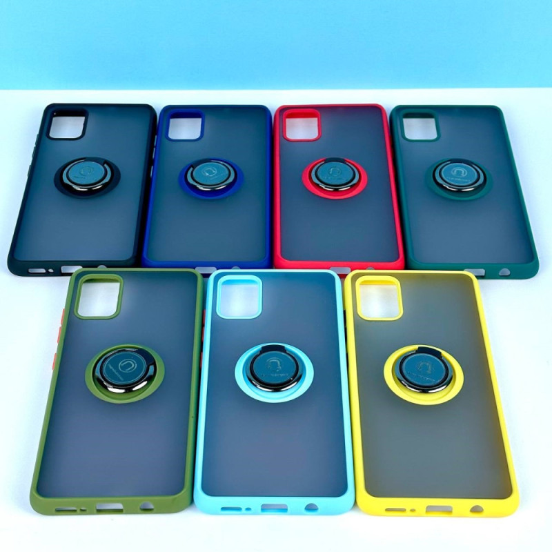 Чехол накладка Totu Ring Series Matte Magnet Xiaomi Poco M5s 4G Арт.42306