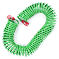 Шланг садовий спіральний з конекторами 15м INTERTOOL Арт.GE-4002