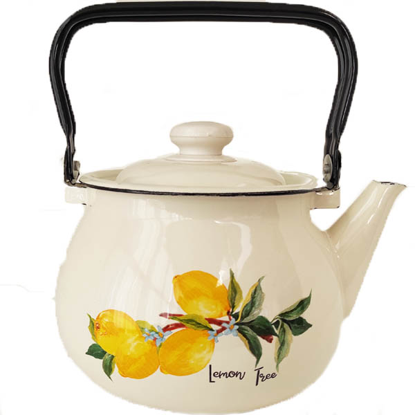 Чайник емальований 2.5л 2710/2 Лимонне дерево Арт.38088