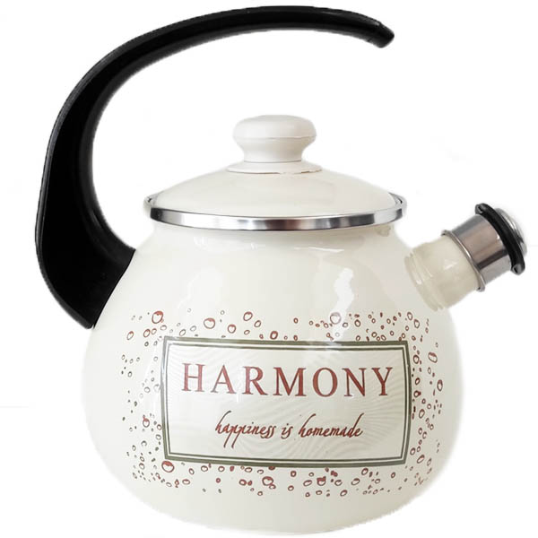 Чайник емальований 2.5л 2711/2 Гармонія свисток Арт.34218