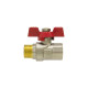 Кран Шаровий Raftec RED PN15 НВ 1/2" Бабочка Арт.51178