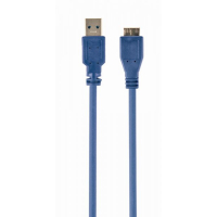 Дата кабель USB 3.0 AM to Micro 5P 0.5m Cablexpert Арт.CCP-mUSB3-AMBM-0.5M