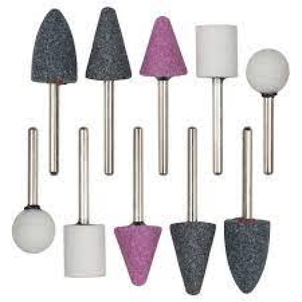 Набір головок шліфувальних хвостовик Ø3.2мм 10шт Sigma Арт.9190021