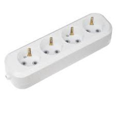 Колодка 4 гнезда из/из Lezard/Viko721-0400-401 Арт.012629