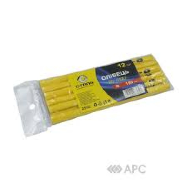 Олівець будівельний по склу 180мм 1шт Арт.87459