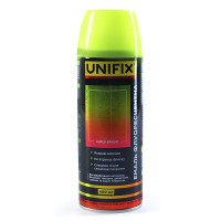 Емаль флуоресцентна акрилова жовтий 400мл UNIFIX Арт.951061