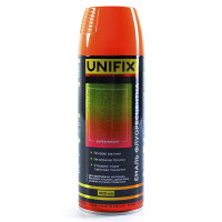Эмаль флуоресцентная акриловая оранжевый 400мл UNIFIX Арт.951060