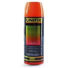 Емаль флуоресцентна акрилова помаранчевий 400мл UNIFIX Арт.951060