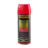 Емаль флуоресцентна акрилова Червоний 400мл UNIFIX Арт.951062