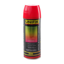 Емаль флуоресцентна акрилова Червоний 400мл UNIFIX Арт.951062