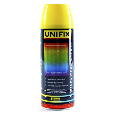 Эмаль универсальная акриловая RAL1021 желтый глянцевый рапсовый 400мл UNIFIX Арт.951015