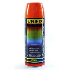Емаль універсальна акрилова RAL2004 помаранчевий глянець 400мл UNIFIX Арт.951017