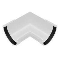 Водосток Угол желоба внутрь 90' белый 120 Арт.01590
