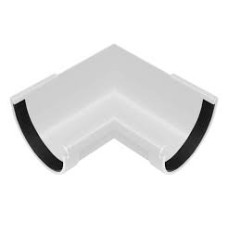 Водостік Кут ринви зовн 90' білий 120 Арт.01591