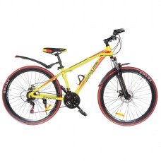 Велосипед колеса 27,5'' сталева рама 15' Жовтий SPARK FORESTER Арт.004030