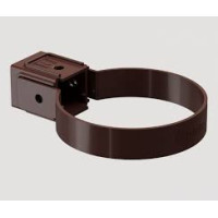 Водосток Хомут трубы коричн 100мм Арт.00290
