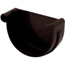 Водостік Заглушка ринви  Пр 130 коричн  Арт.07021