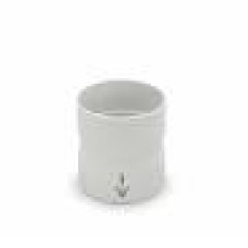 Водосток Муфта трубы 85 белая Арт.002512