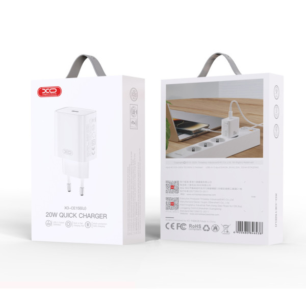 Сетевое зарядное устройство для XO CE15 PD20W Арт.43378