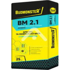 БудМонстр ВМ 2.1 25кг Клей для ППС та МВ 1/54 Арт.221754