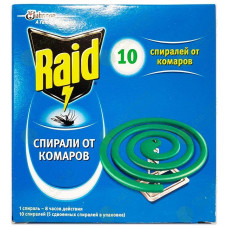 Спіралі від комарів Raid