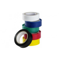 Ізоляційна стрічка 0,17мм*18мм*20м чорна, синя, червона, жовта,UNIFIX Арт.31714