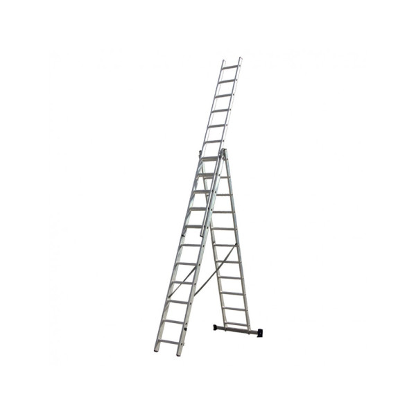 Драбина 3-секційна 9 ступенів Арт.003092