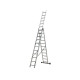 Драбина 3-секційна 9 ступенів Арт.003092