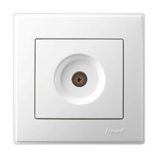 Розетка ТВ проходная LEZARD LESYA / Vikoбелый 705-0202-129 Арт.015115
